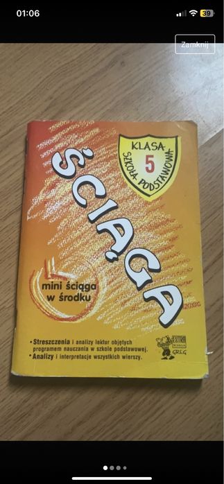 Streszczenie do klasy 5