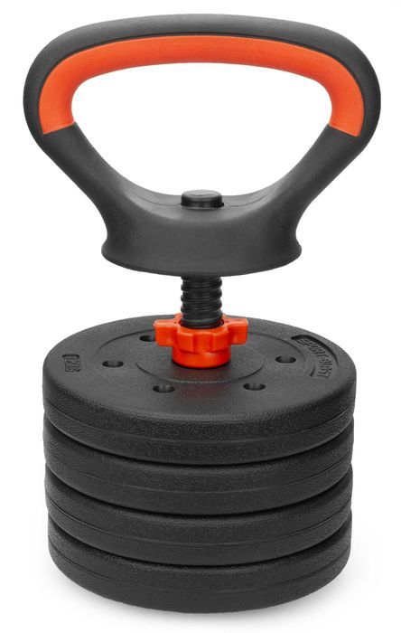 Kettlebell regulowany 5kg hantla kettle odważnik kettla zestaw BDG