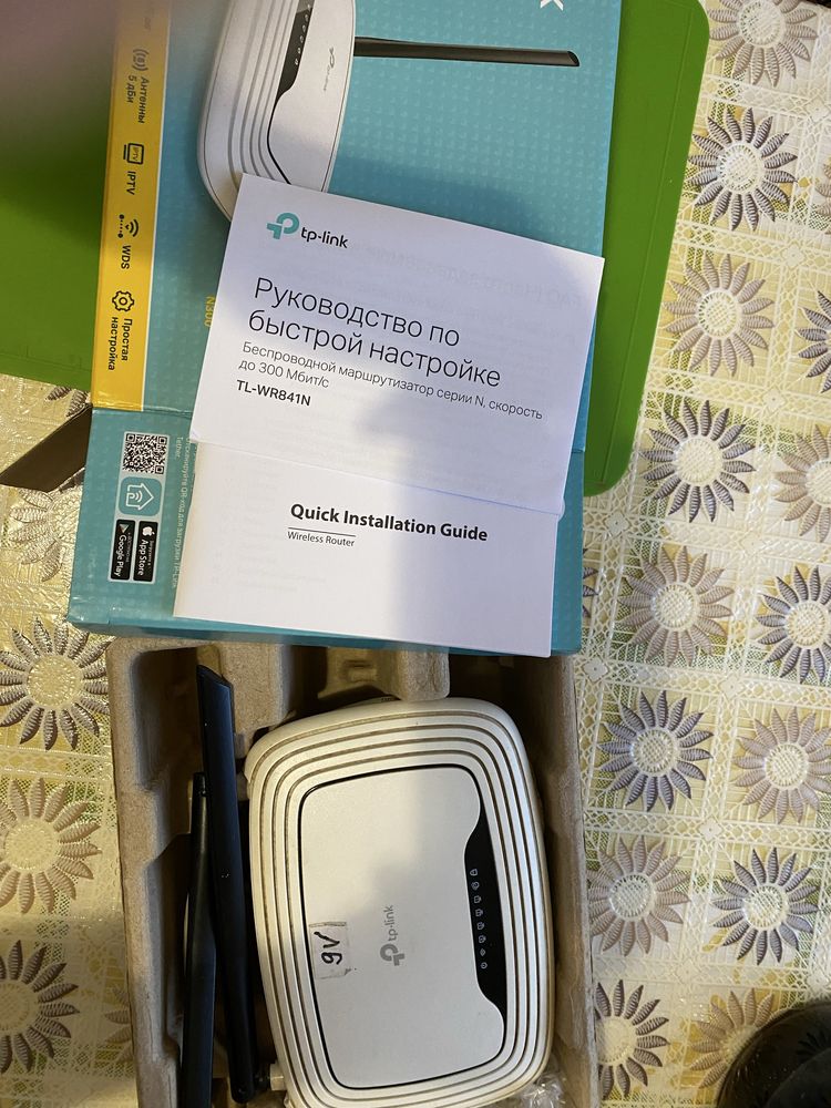 Роутер, новый в упаковке, не был в работе