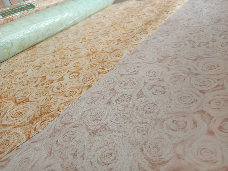 Шпалери Слов'янські гарячого тиснення смуги та Ланіта рулон метрові