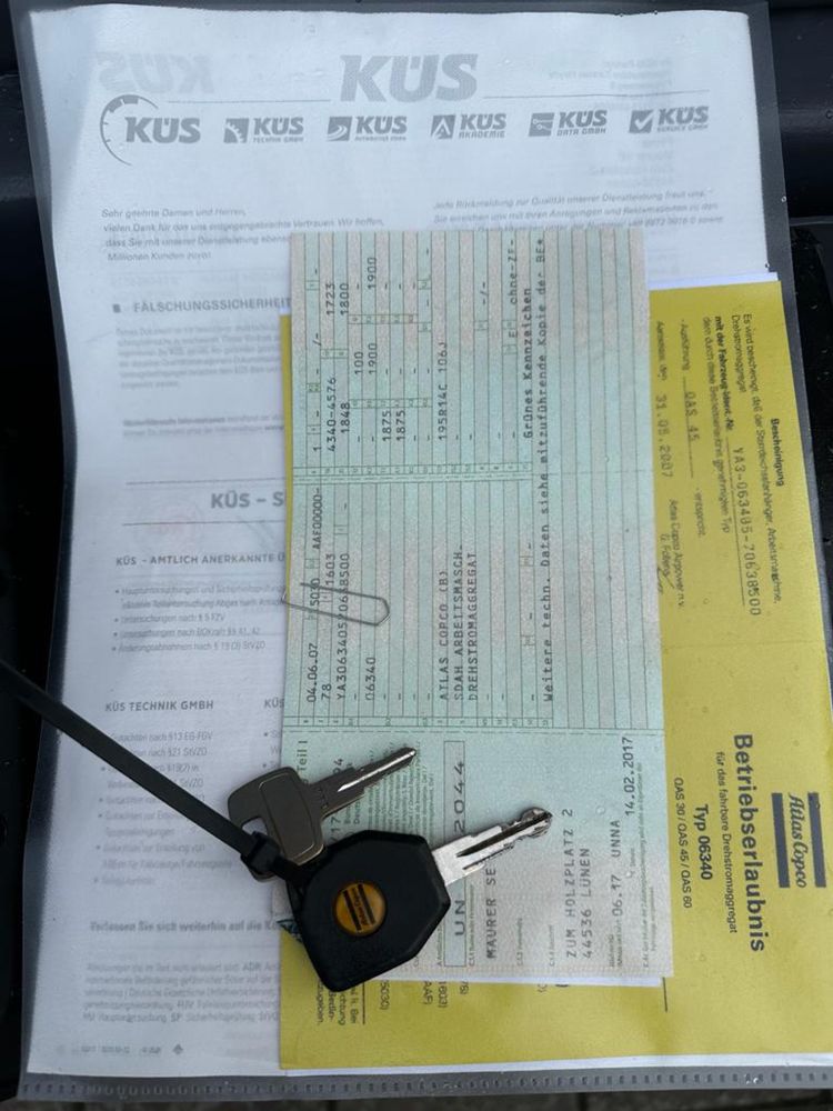 Agregat Prądotwórczy Atlas Copco QAS 46 Jak nowy