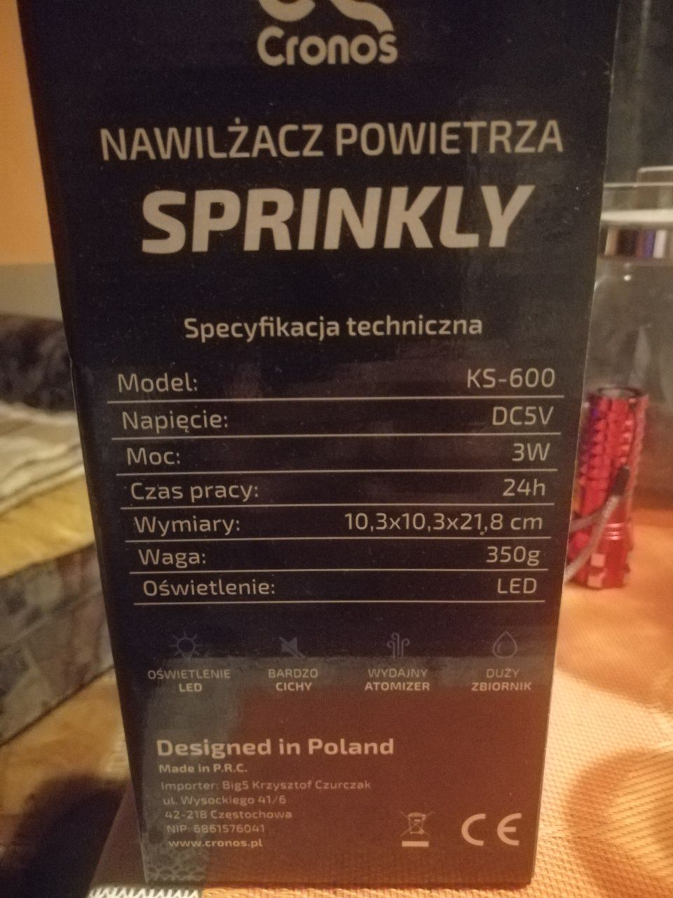 Nawilżacz powietrza używany