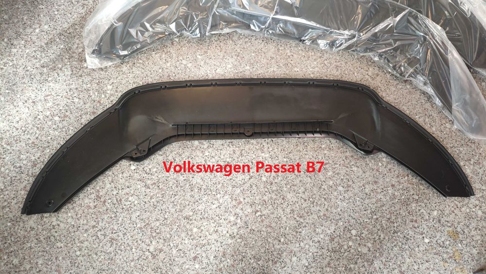 Губа нижняя часть переднего бампера VW Passat B7, B8 USA Пассат Б7, Б8