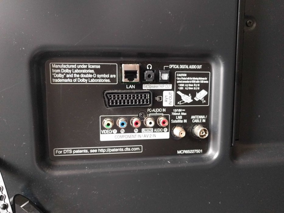 Telewizor LG uszkodzony