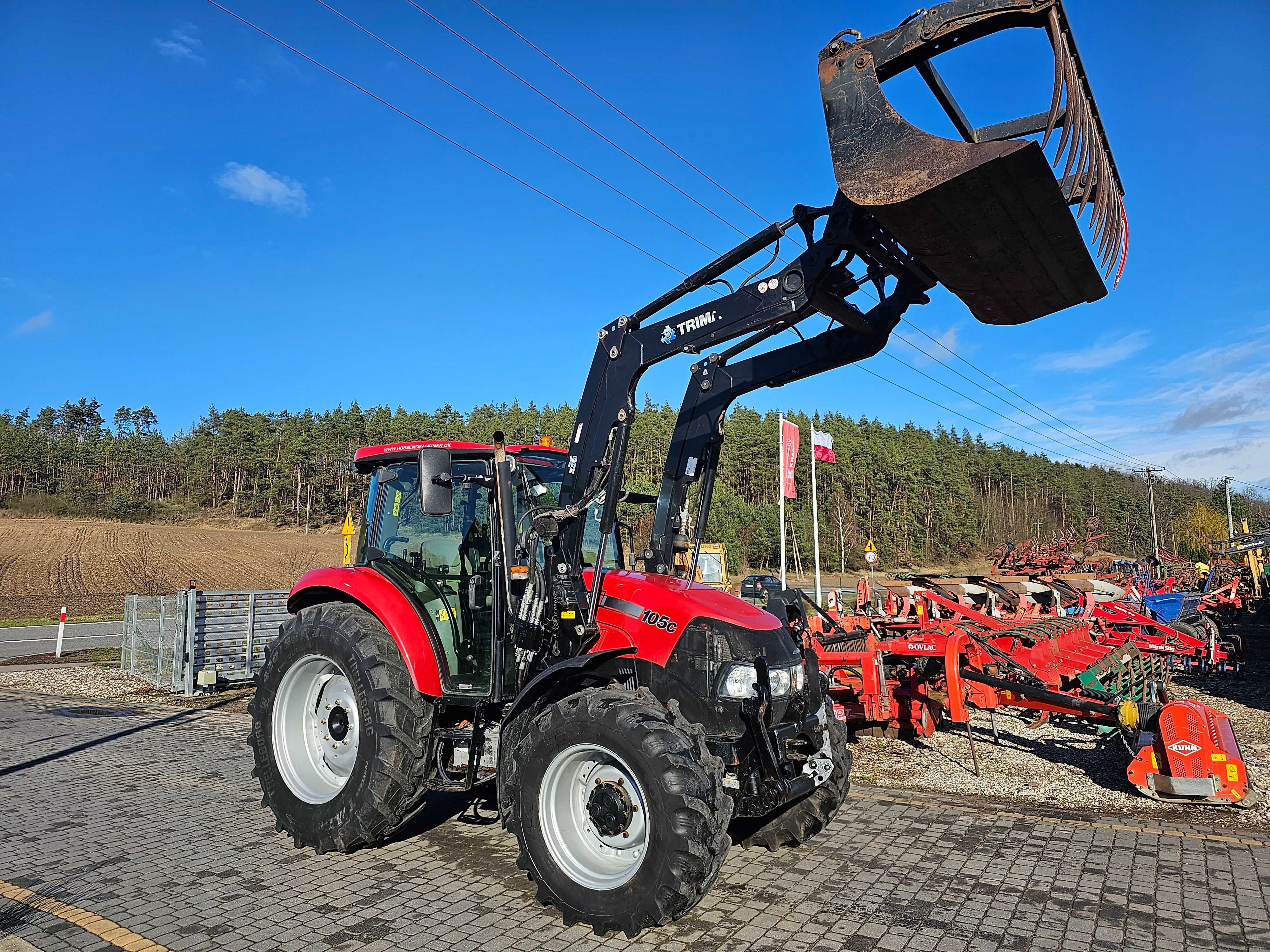 Ciągnik Case Farmall 105 C Z Turem