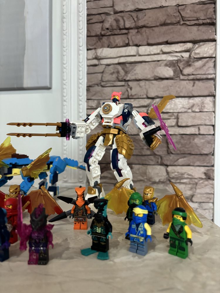 Lego ninjago 19 figurek smoki i mech
