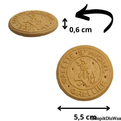 Forma silikonowa ciastko francuskie 5,5 cm świece mydła modelina