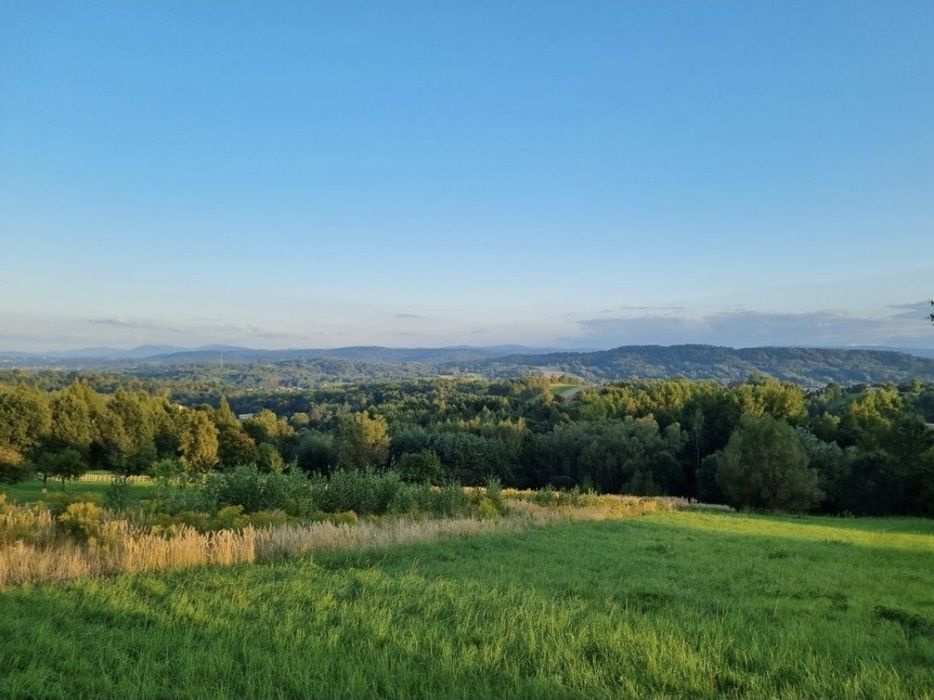 Widokowa działka pod Krakowem - Wola Radziszowska / Chorzyny
