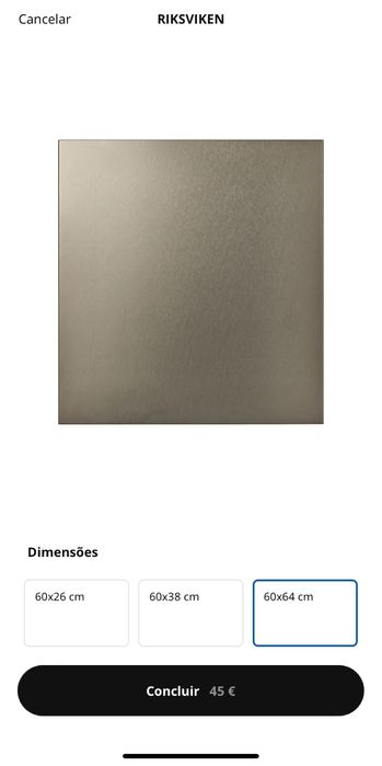 Porta Besta Ikea Riksviken castanho dourado