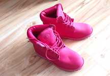 Buty trapery czerwone Cropp, Timberki, buty damskie
