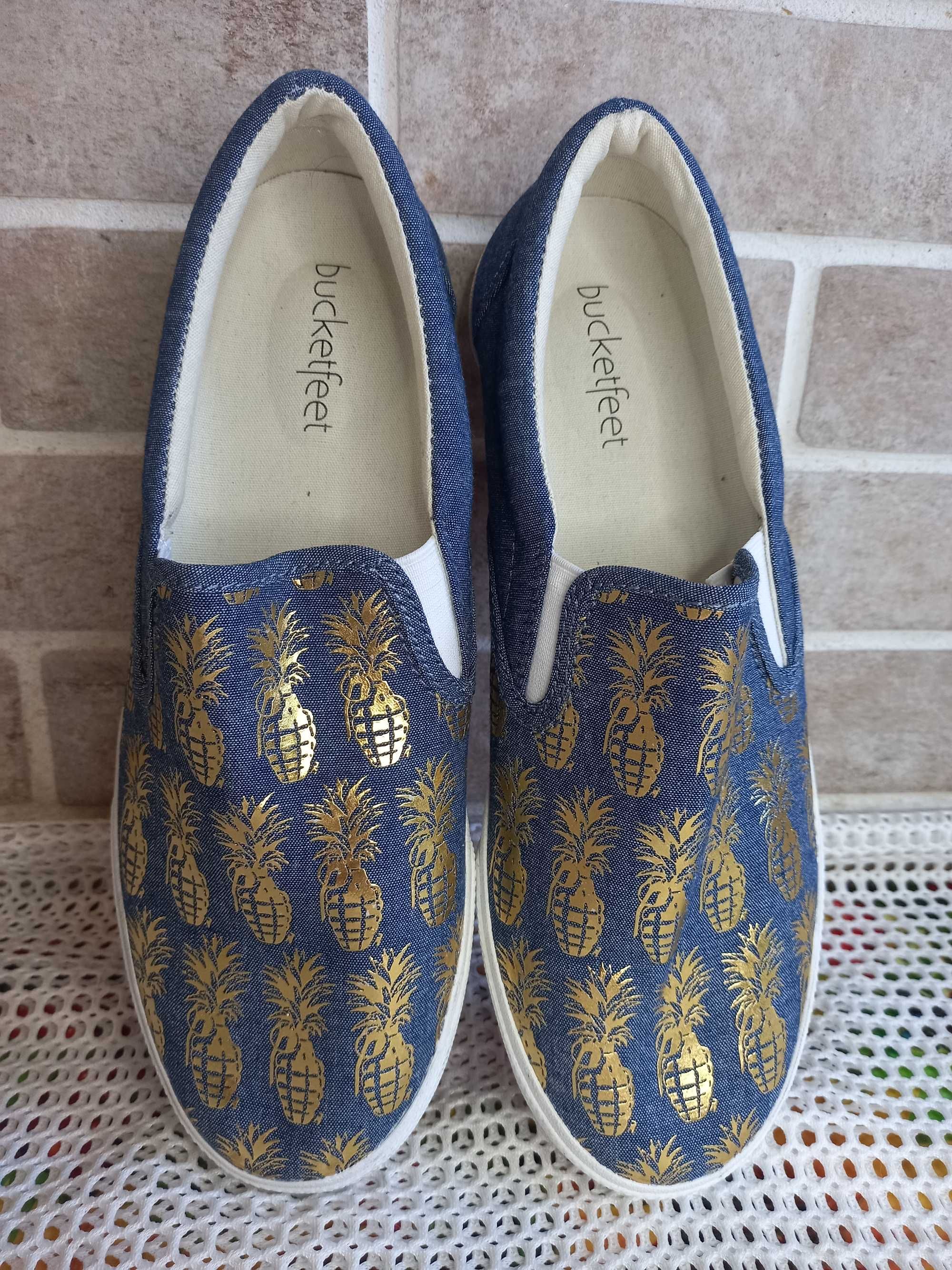 мокасины bucketfeet 40р