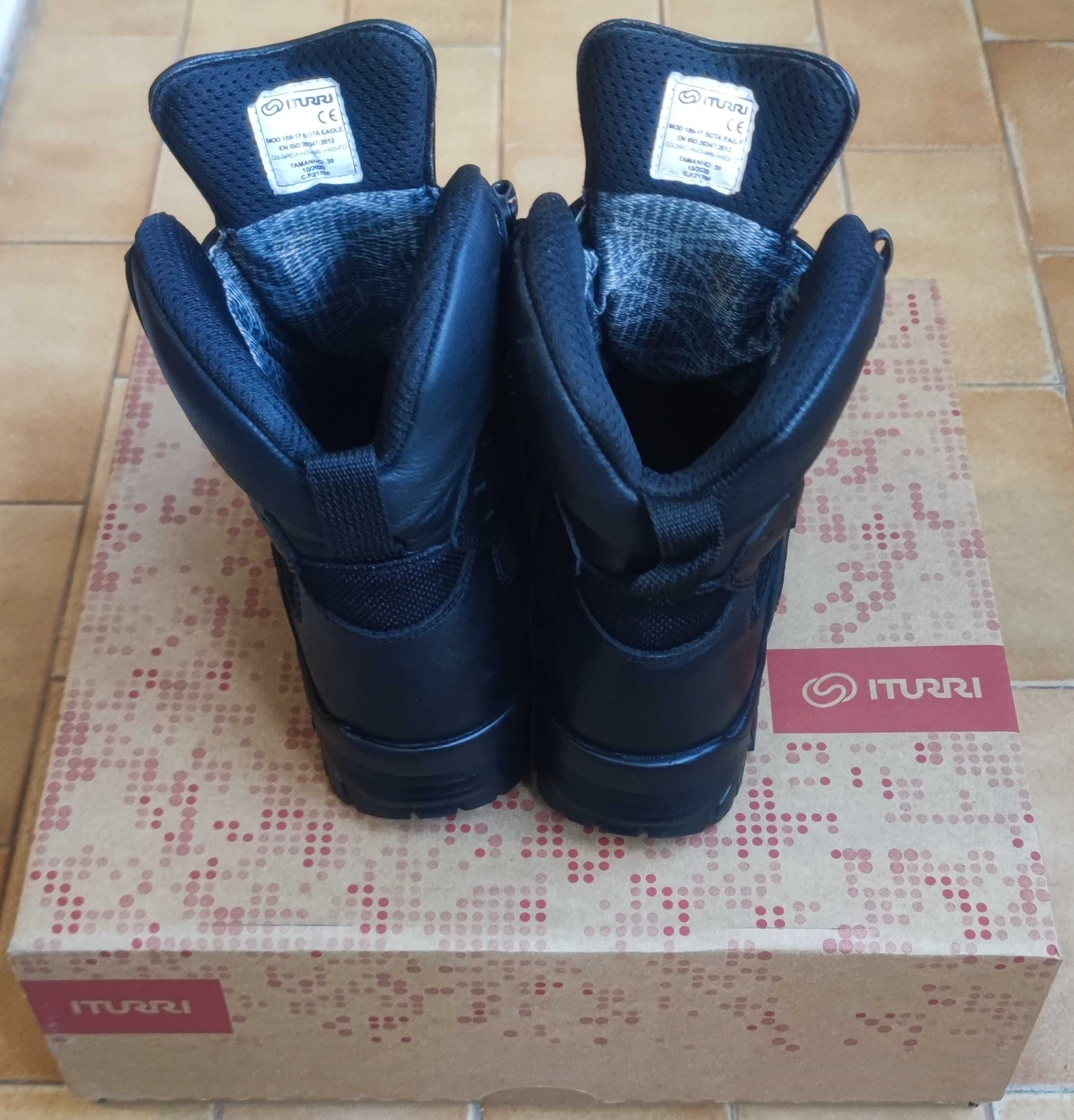 Botas tácticas militares Iturri - Gore Tex - Tamanho 39