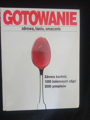 Pięknie wydana książka kulinarna Gotowanie