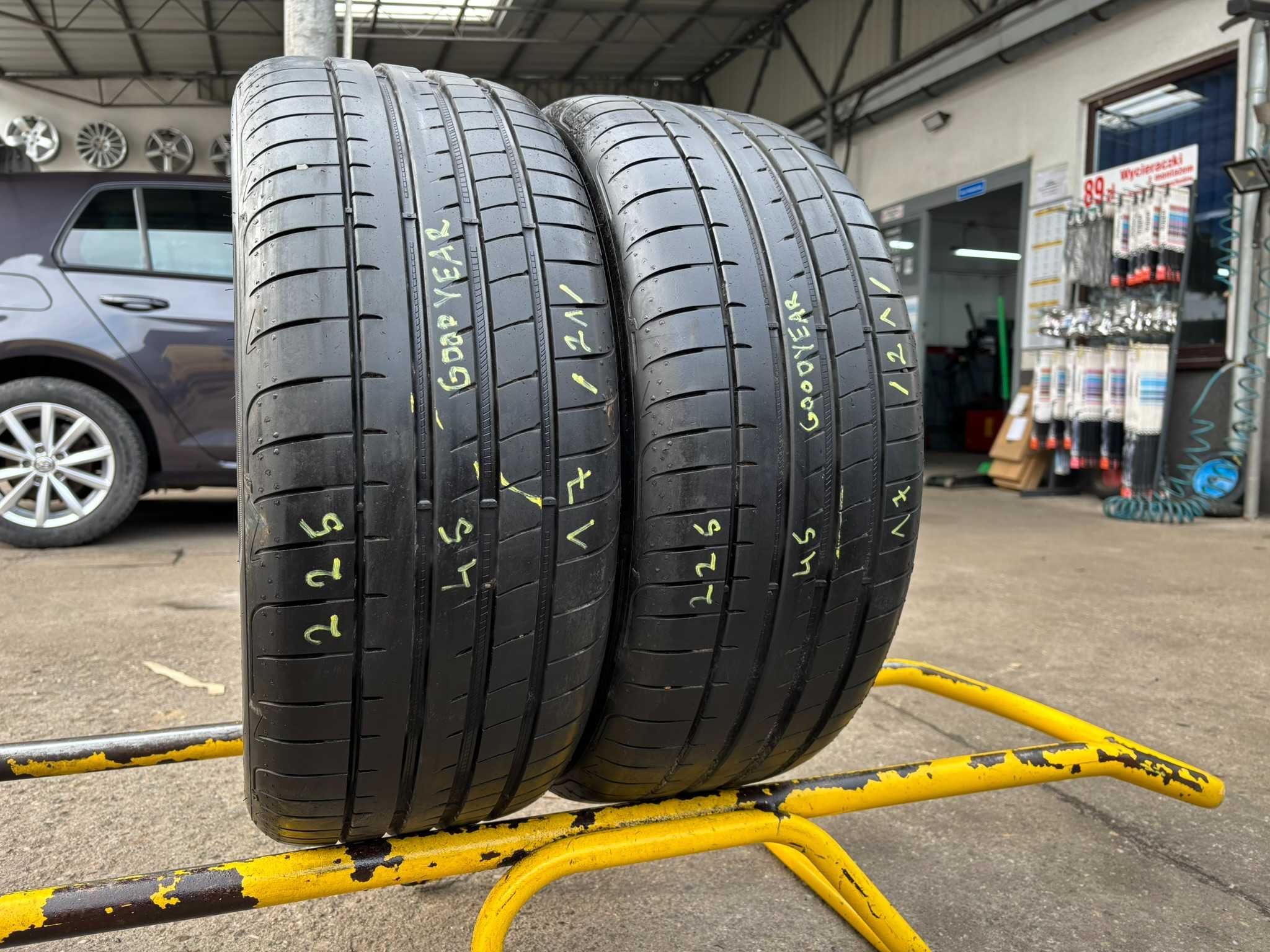 2X OPONY LETNIE 225/45R17 94Y Goodyear Eagle F1 Asymmetric 3 7MM 2021R