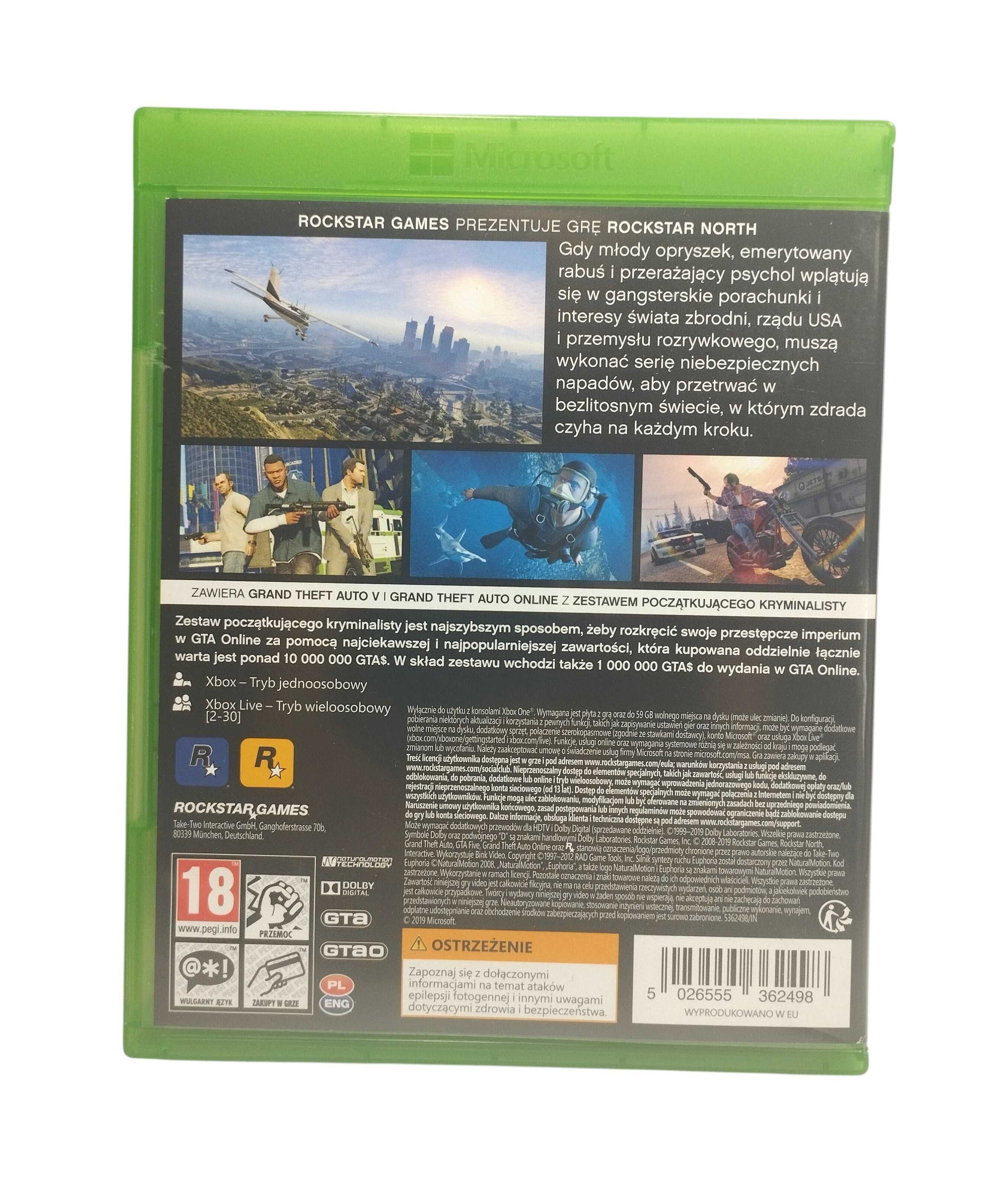 gra GTA V Xbox One