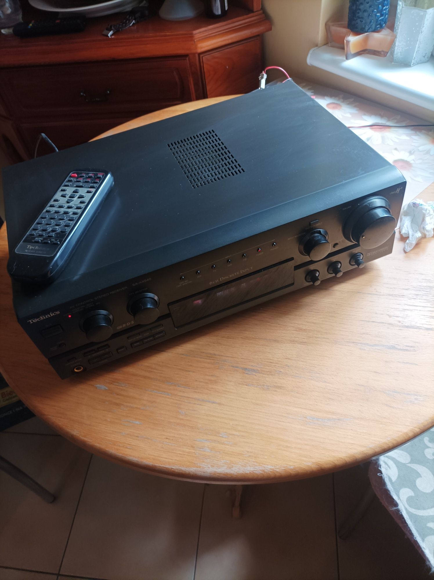 Amplituner Technics SA-AX540 ,pilot,7,1 super