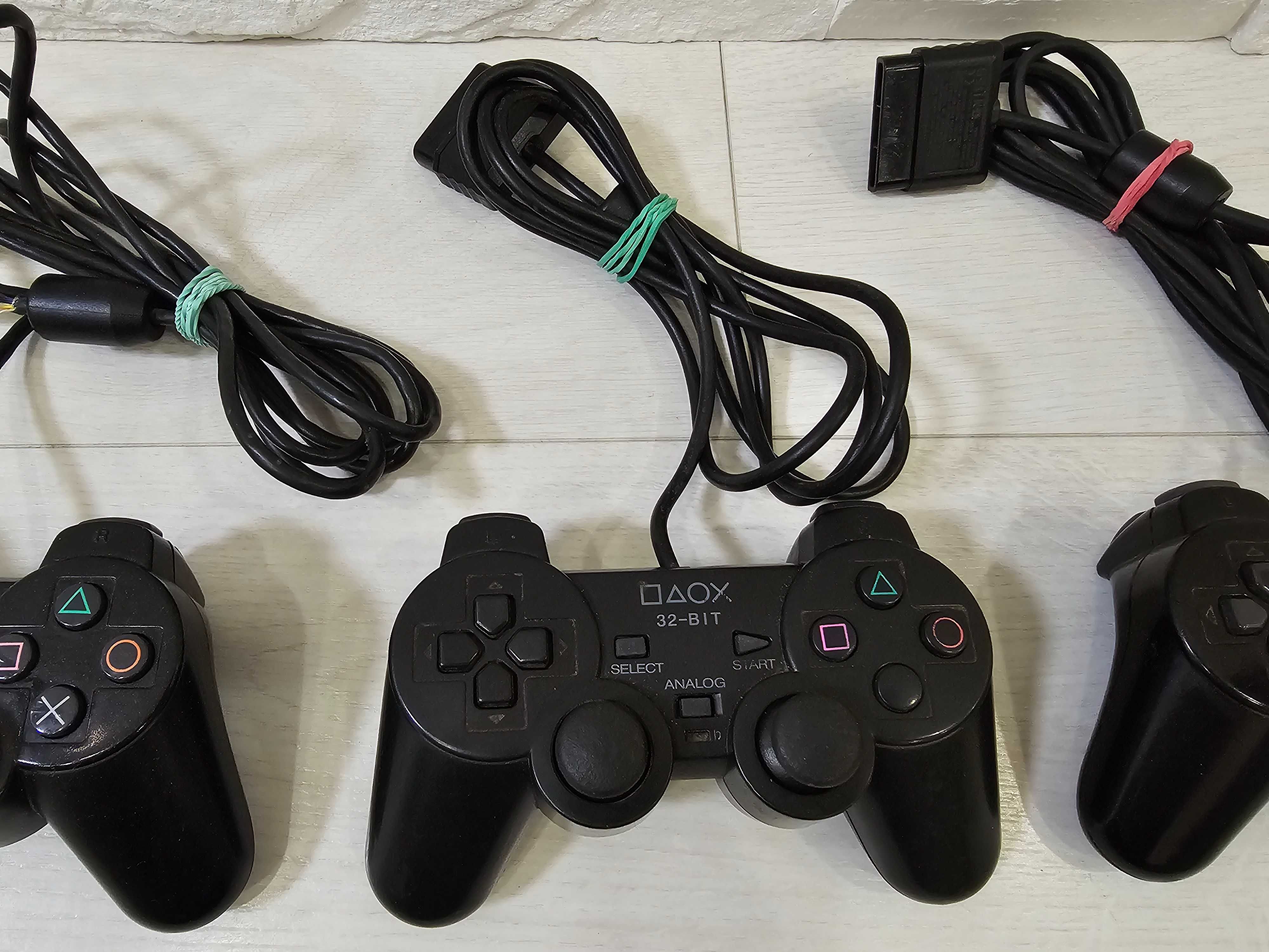 Джойстики Sony PlayStation 2 , черные,  3 шт.