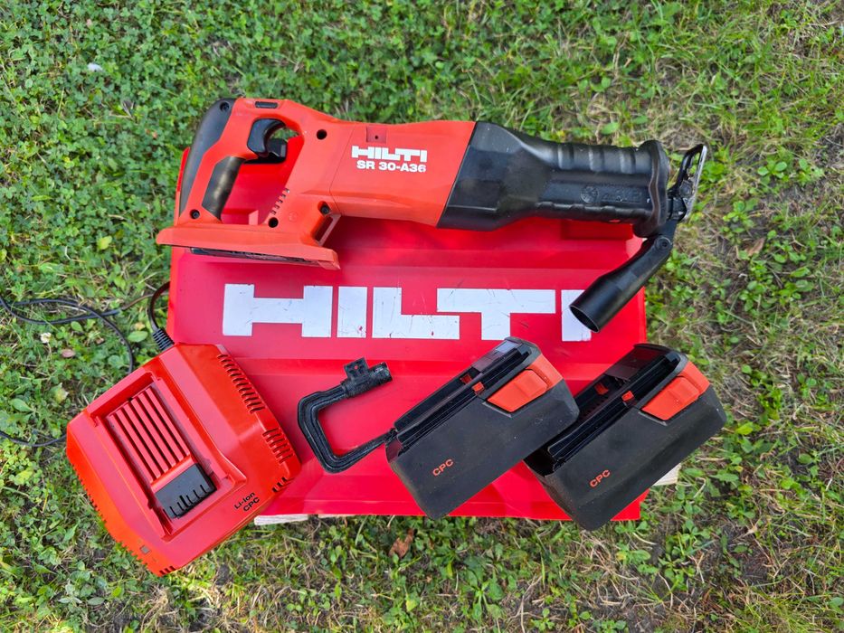 PIŁA SZABLASTA HILTI SR 30-A36 2x5,2Ah ładowarka walizka