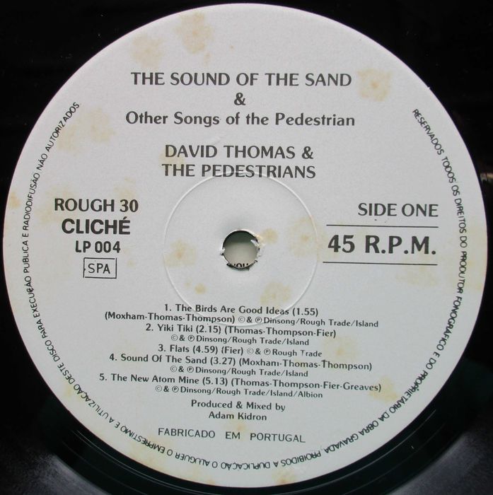 David Thomas - - - - - The Sound of the Sand - - - - - LP