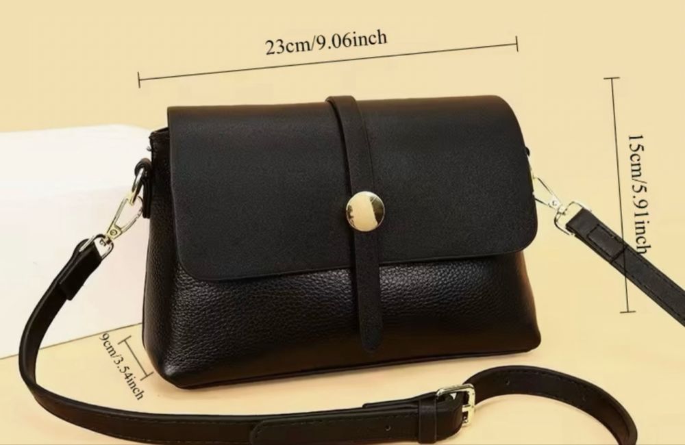 Жіноча шкіряна сумка, нова