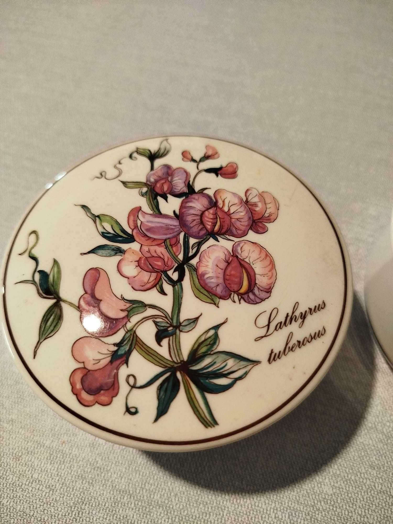 conjunto de 3 Caixas porcelana Villeroy & Boch coleção botânica