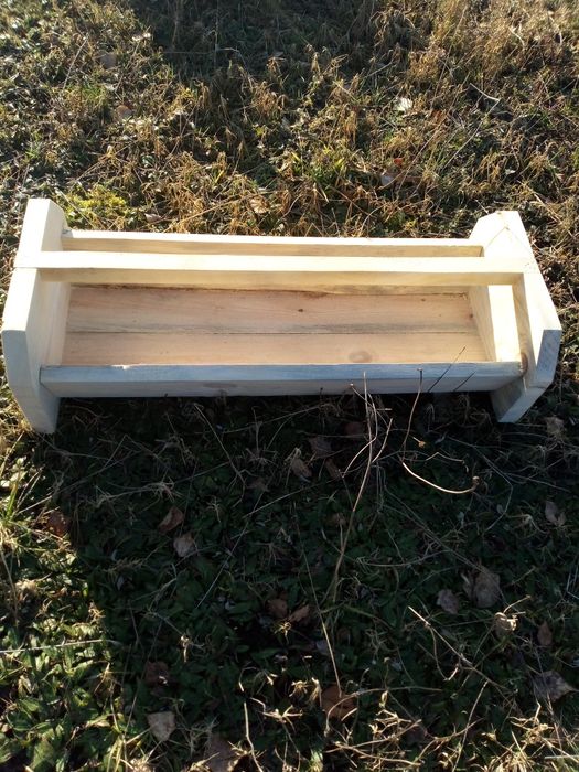 Korytko drewniane dla drobiu