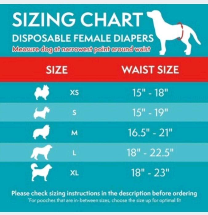 Simple Solution jednorazowe majtki dla psa 12 sztuk M