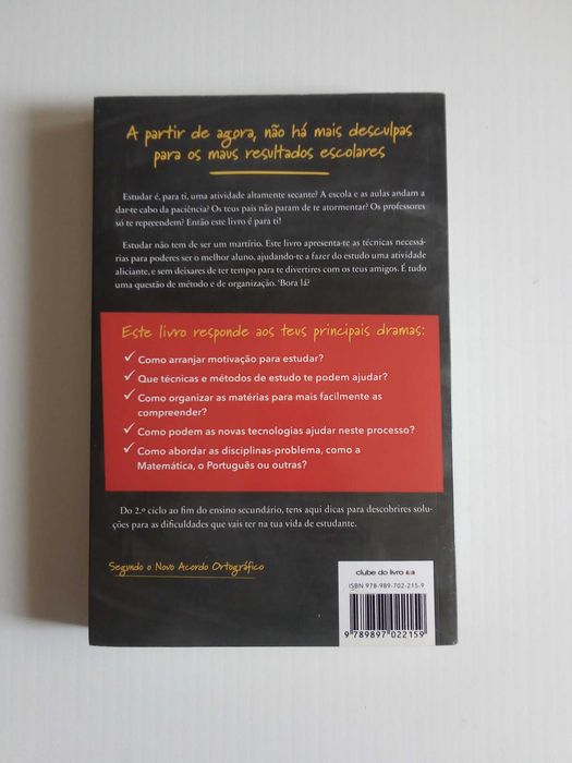 Livro "Este ano vais ser o Melhor Aluno!-'Bora lá?"