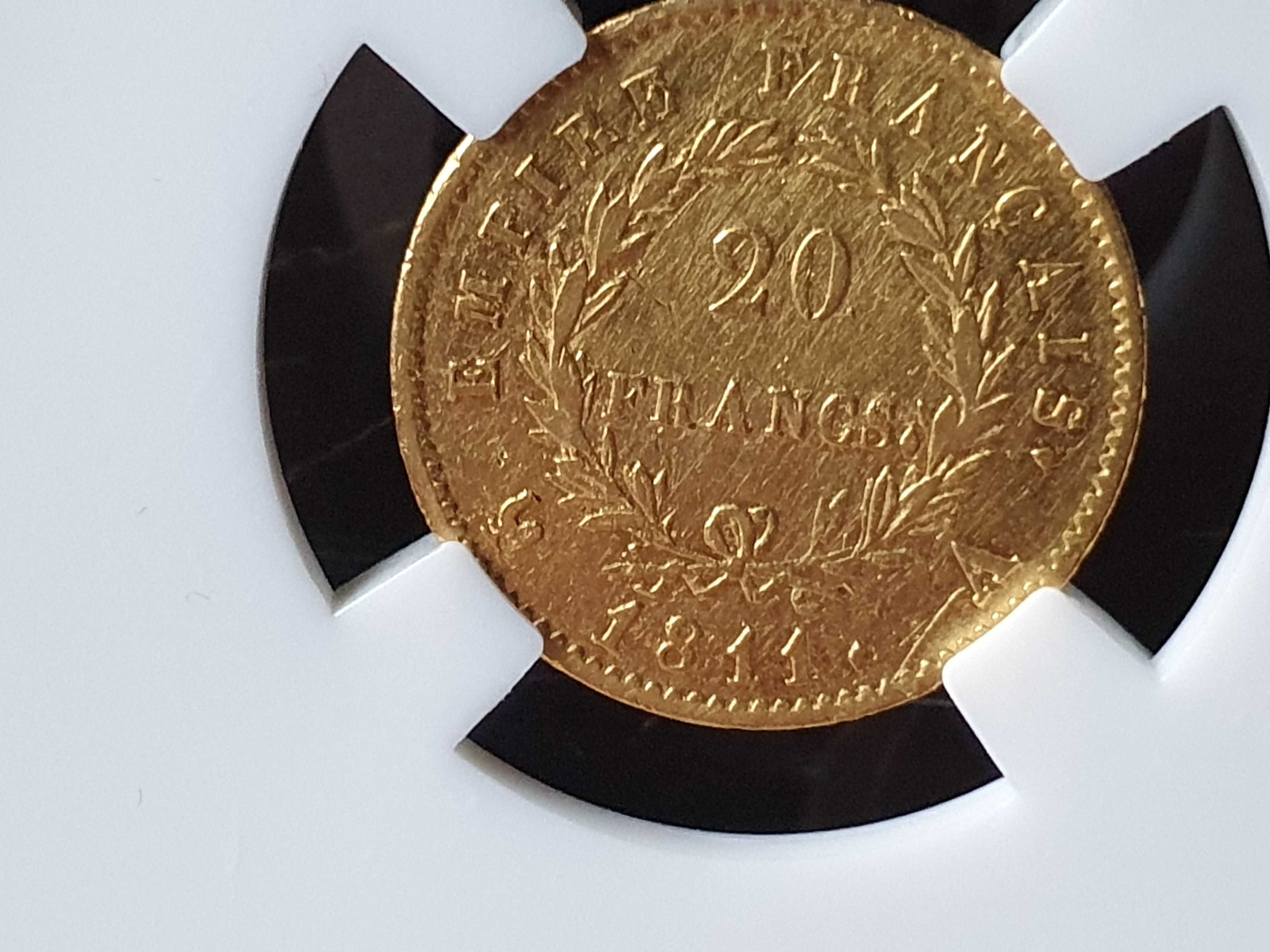 20 Franków 1811 r moneta złota
