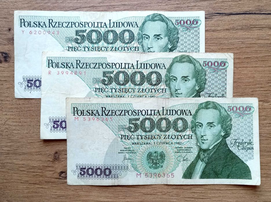 5000 zł 1982   - M/R/Y -