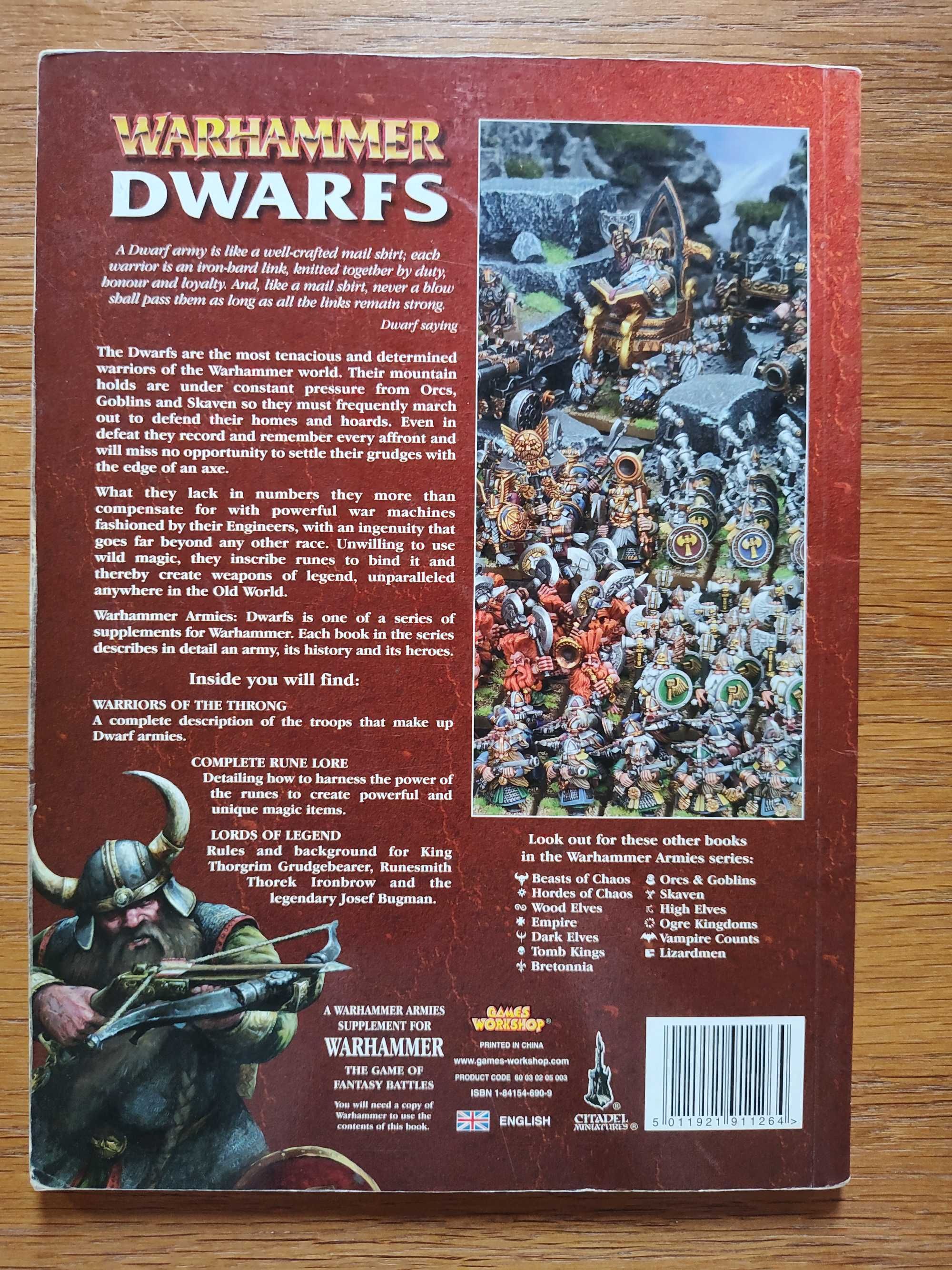 Warhammer Fantasy Battle Dwarfs 6/7 ed