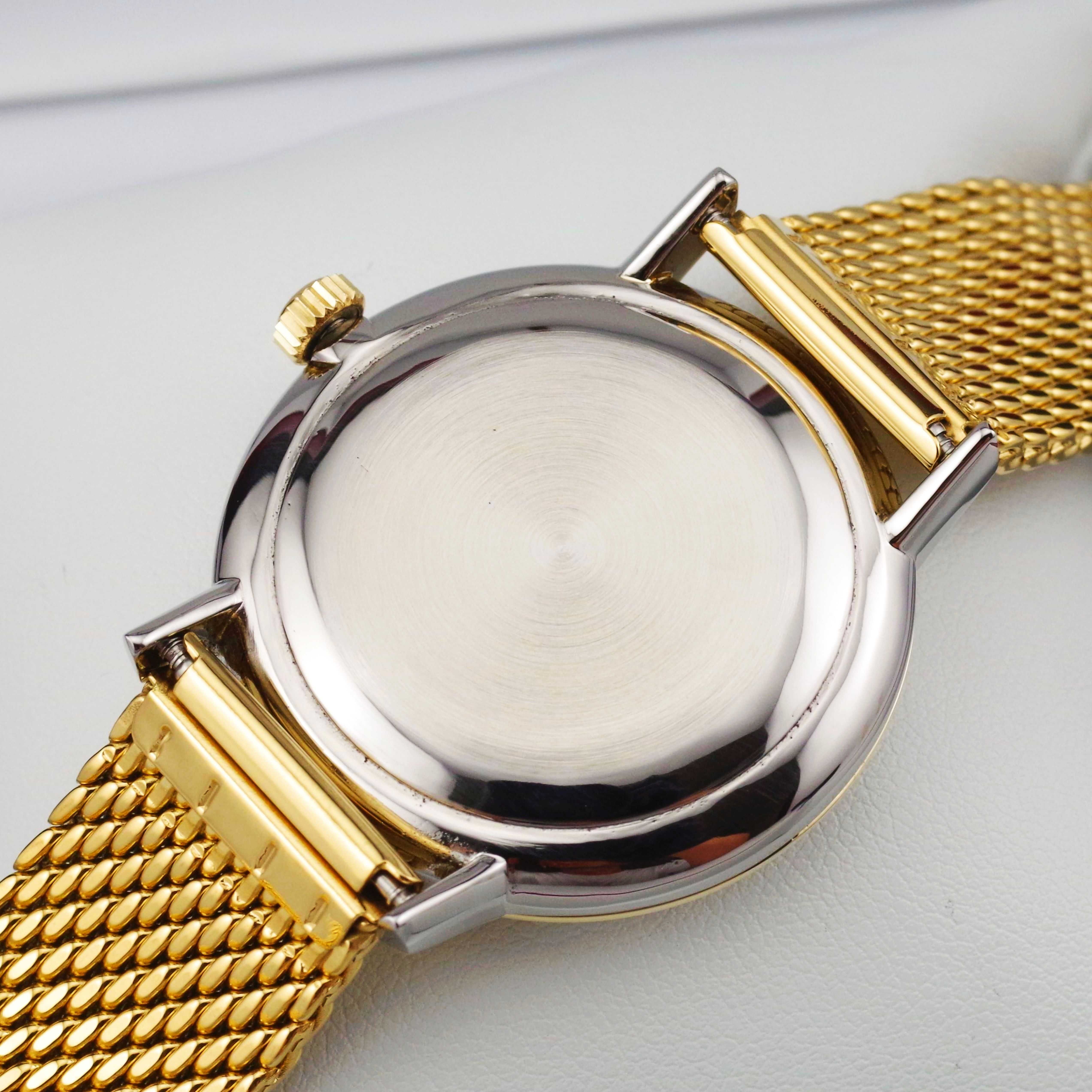 OMEGA GENEVE zegarek męski 14K / SS kaliber 1030 VINTAGE 1975 XL