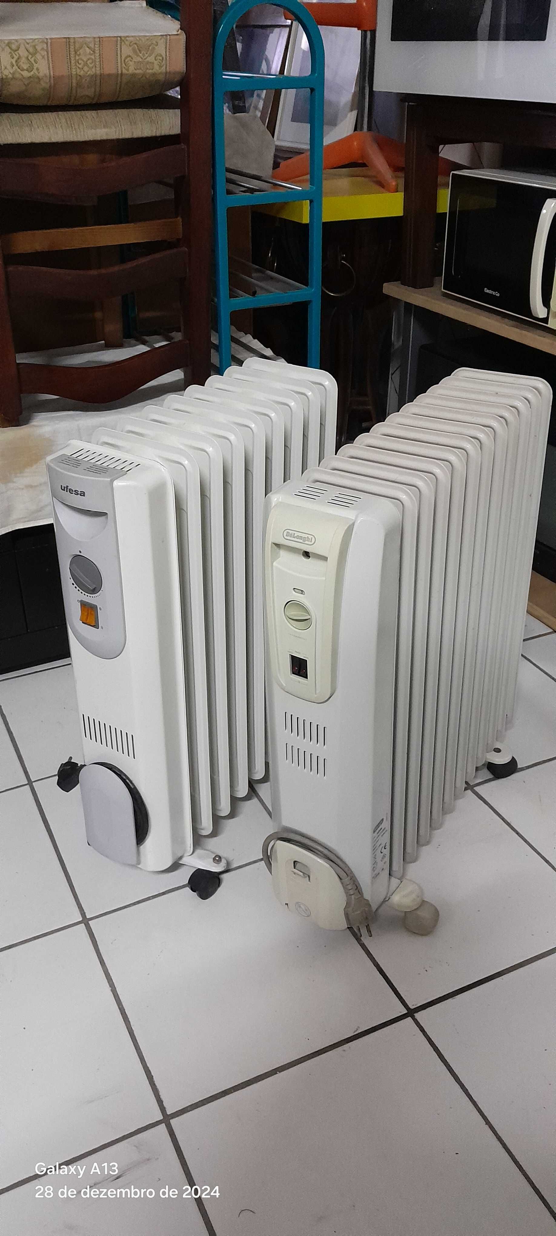 Aquecedores a gás e elétricos