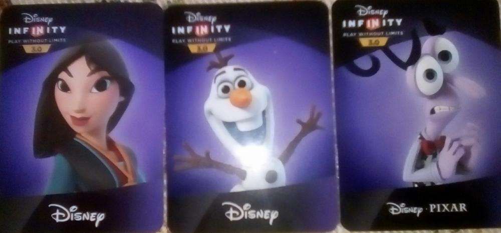 cartas Disney Infinity coleção das 3 versões