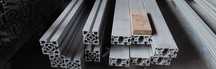 Profile aluminiowe modulowe po produkcji i elem zlacz.