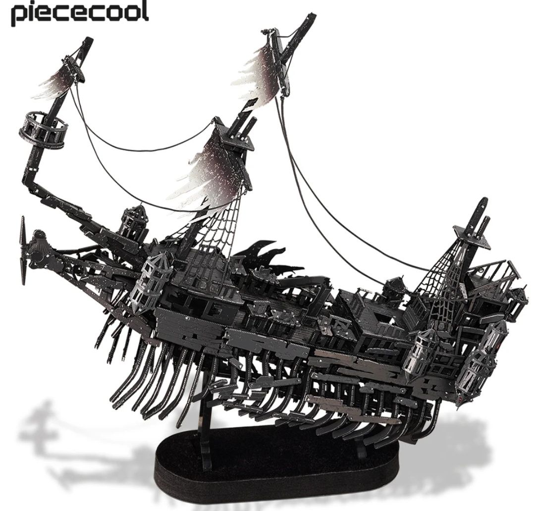 Конструктор металлический 3D пазл Пираты Корабль Салазара Немая Мария