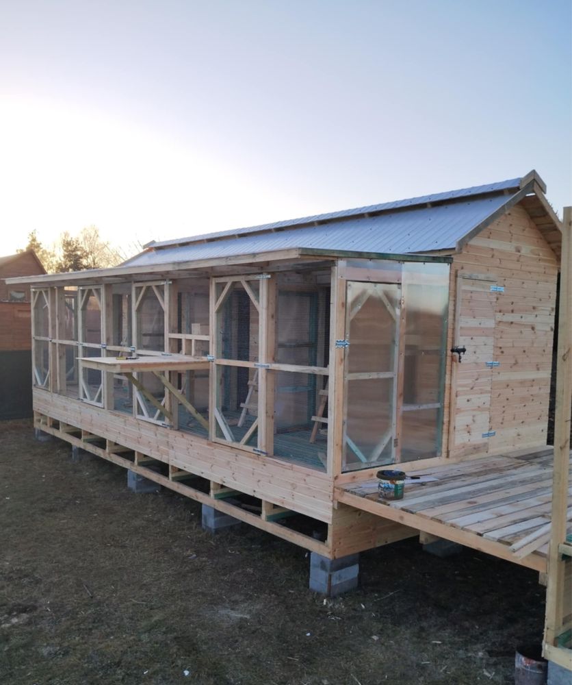 Sprzedam kurnik jednospadowy 2x6m