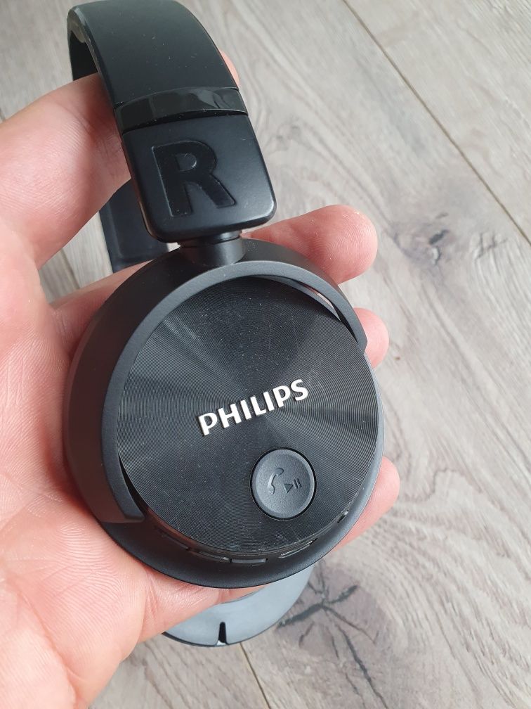 Sluchawki bezprzewodowe Philups bluetooth mikrofon rozmowy nauszne