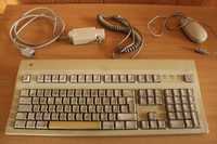 RETRO Klawiatura Apple Keyboard II + mysz Apple + Transceiver Apple