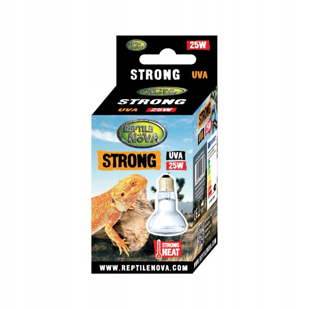 Żarówka grzewcza UVA - REPTILE NOVA Strong 25W