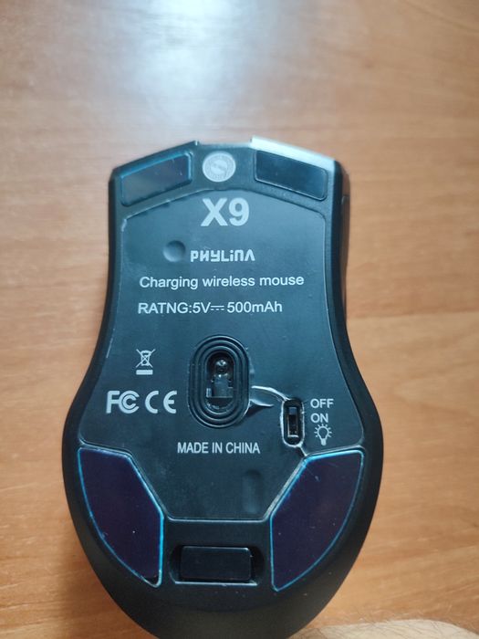 Бездротова миша Gamousе X9 з акумулятором та підсвіткою