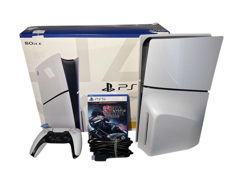 Konsola PlayStation 5 (PS5) Slim 1TB Komplet + Gra.
