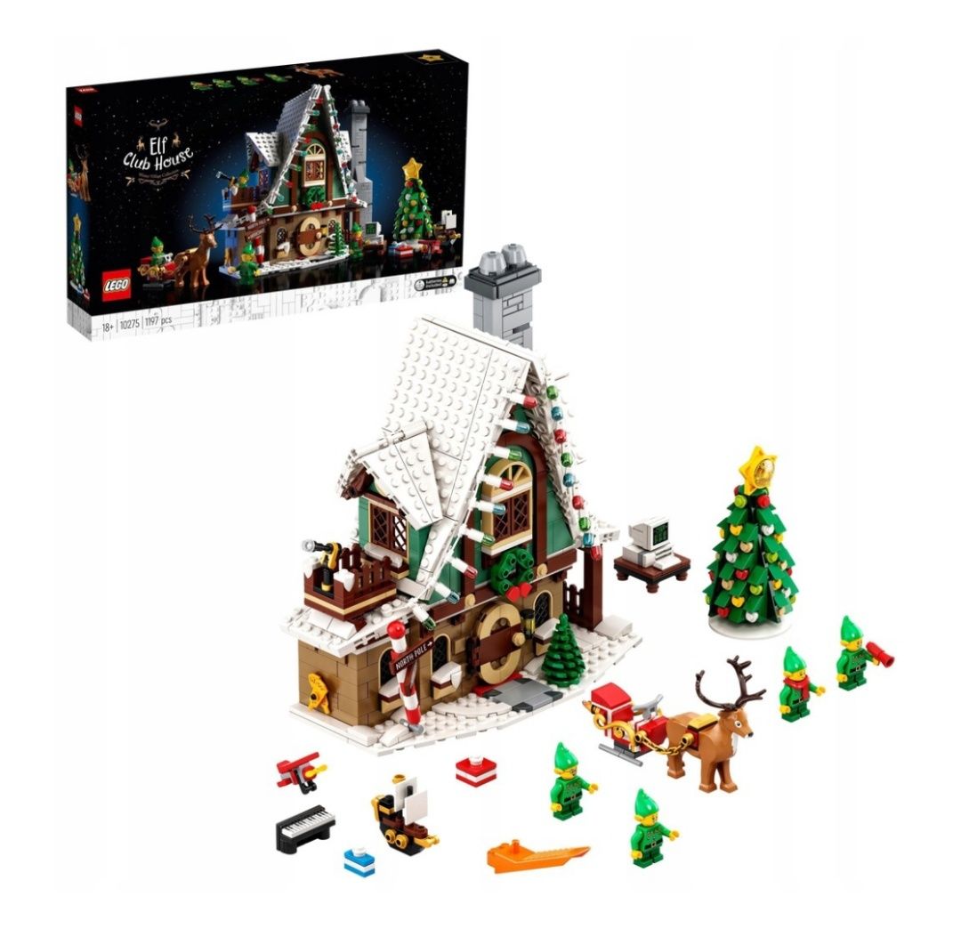 LEGO 10275 Domek elfów + LEGO® 40499 + polybag