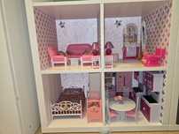 Domek dla lalek barbie regał kallax