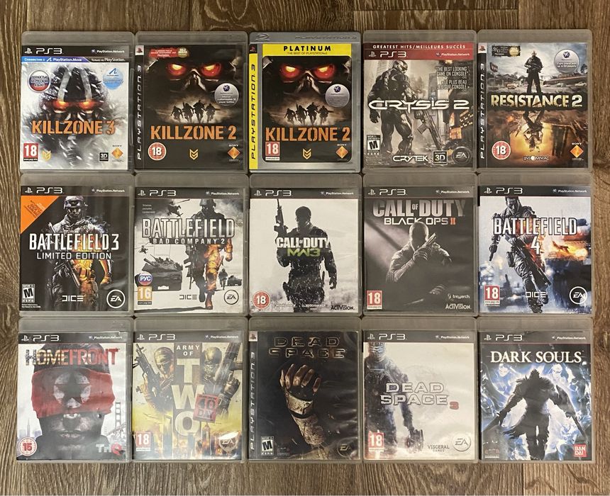 Диски Sony playstation 3 ps3 лицензия