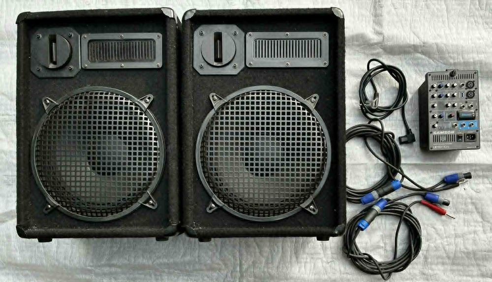 Zestaw nagłośnieniowy OMNITRONIC + SAMSON 300 + LANEY  CP12