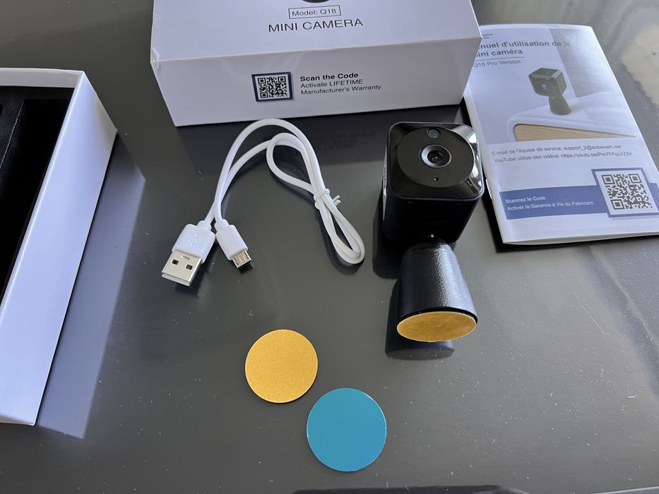 Wifi mini camera Q18 Міні-камера Q18 4K UHD на акамуляторі