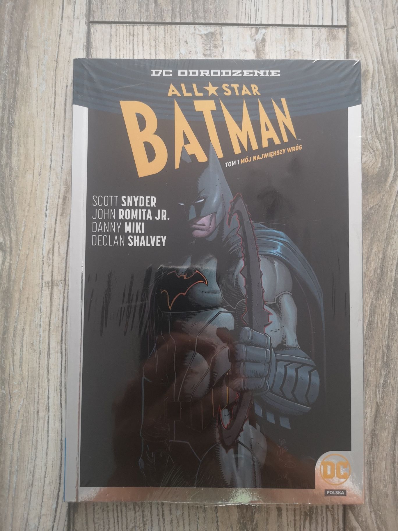 Komiks pt All-Star Batman Mój największy wróg srebrna okładka