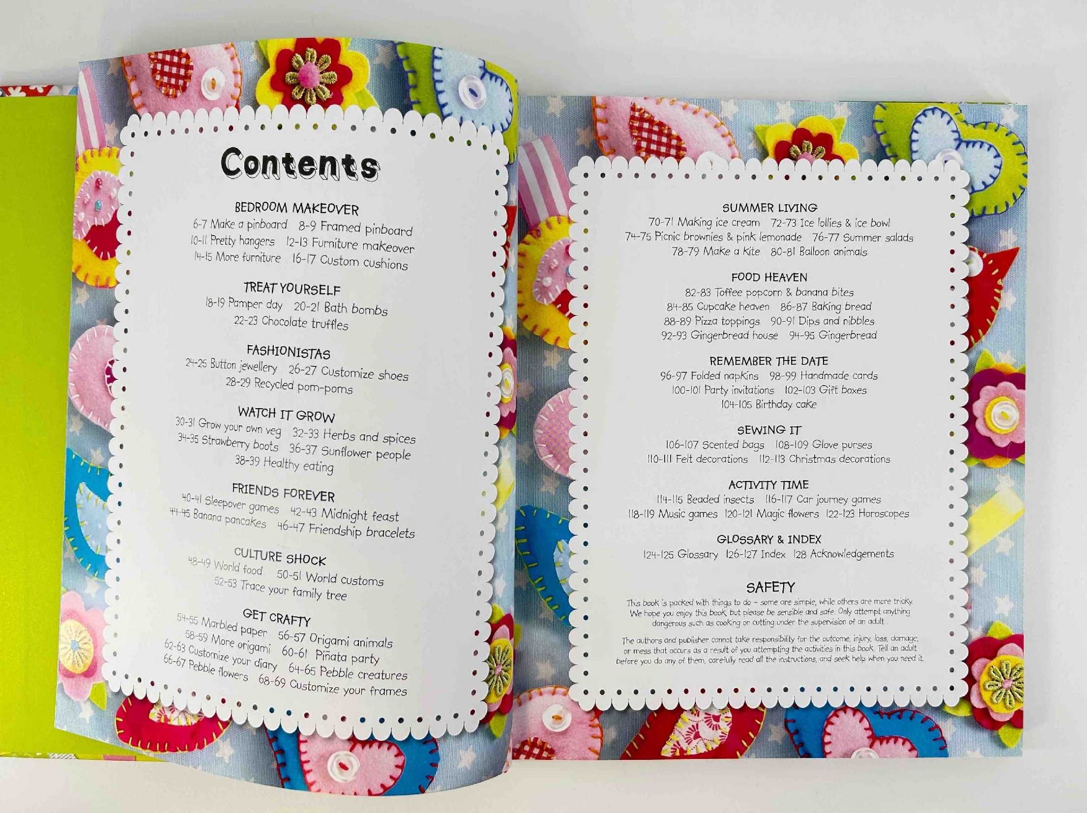 The Girls' book of crafts and activities spędzanie czasu po angielsku