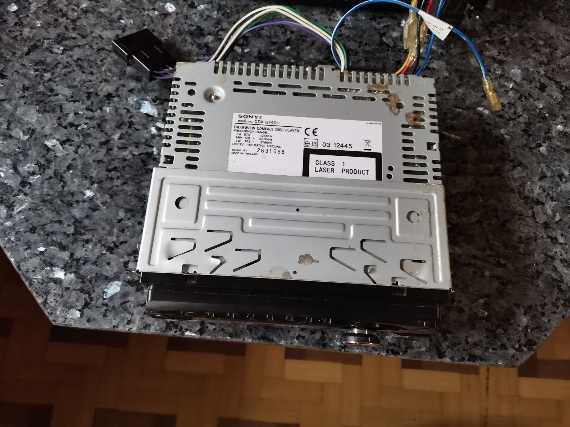 Radio Sony CDX-GT40 U